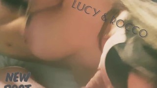 My Step bros 1st ever Blowjob! And he Cums all over my Big Tits..