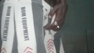 Exciting my Big cock in style 