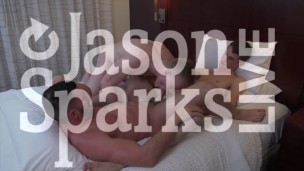 JasonSparksLive - two smooth jocks take bareback cock from hung twink