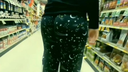 Fat Booty Wedgie At Store Shopping