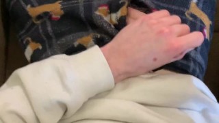 J/O through my pajamas hole