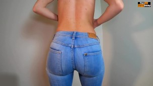 PAWG IN TIGHT JEANS | anal POV