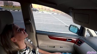 Sound controlled vibrator in public place - Lovense Lush 2 unusual test | Letty Black