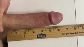 Big Cock Measuring and Play