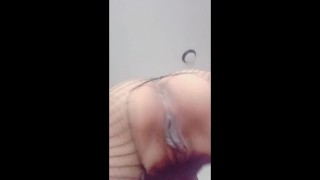 real HENTAI prostitute in fishnet tights SEXY STRIP