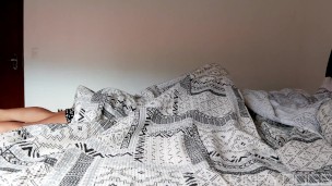 Surprise under sheets then receive anal Sex - Intense Orgasm