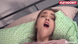 HornyHostel - Oxana Chic Gorgeous Ukrainian teen Fucks Horny Stranger At The Hotel - LETSDOEIT