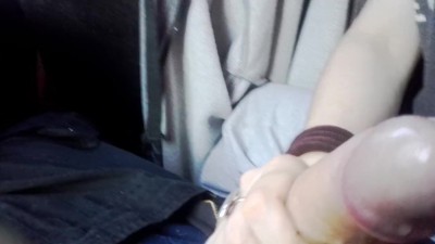 I make him Cum in the back of a crowded bus Porn Videos - Tube8