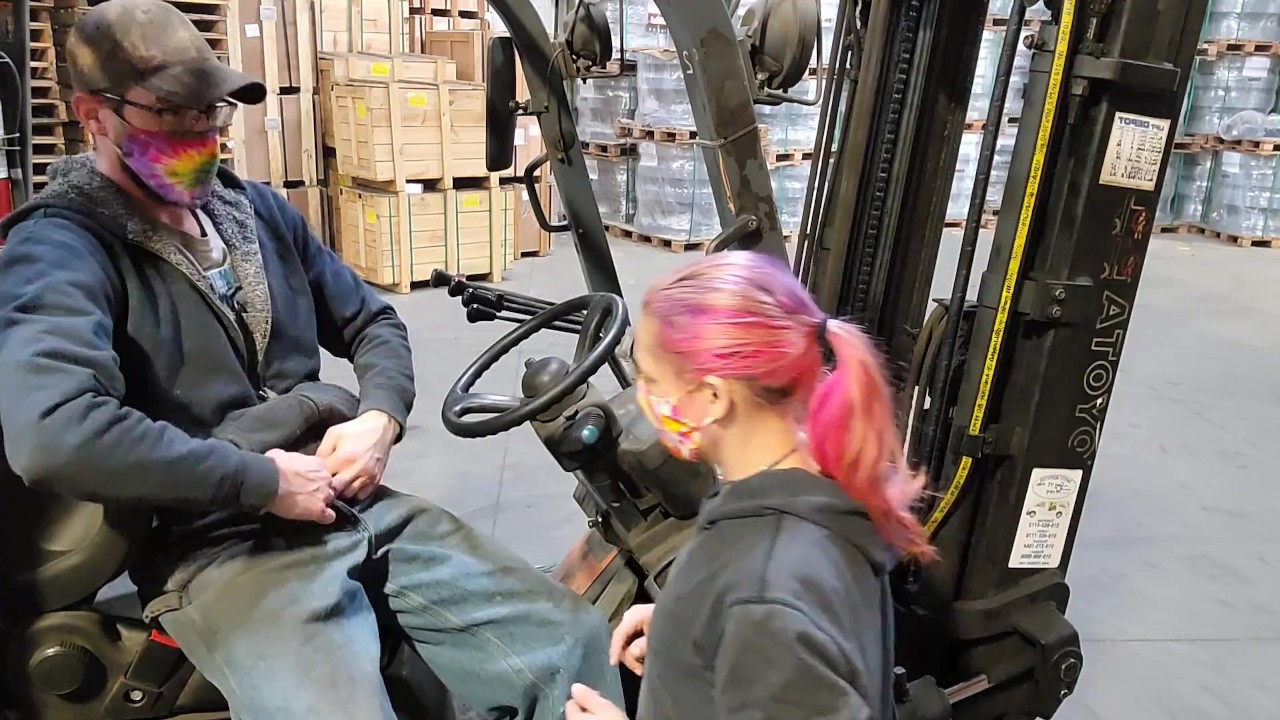 Preview 2 of Tgif Riding His Cock While He's On The Forklift