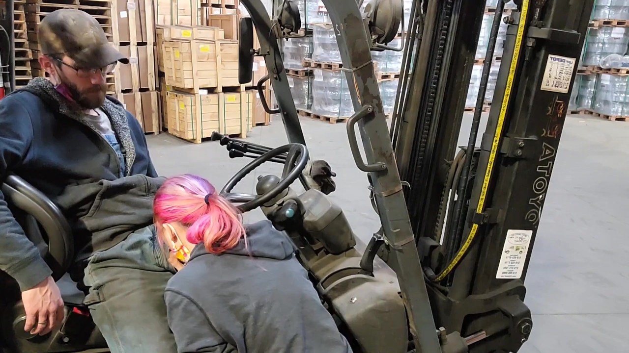 Preview 7 of Tgif Riding His Cock While He's On The Forklift