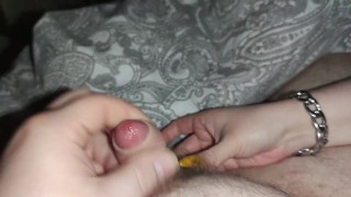 My long pointy nails make his little dick so hard *cumblast*