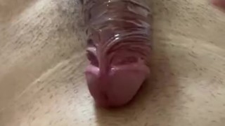 Massage my cock with oil until cum