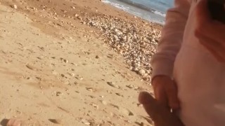 Public Masturbation at the Beach