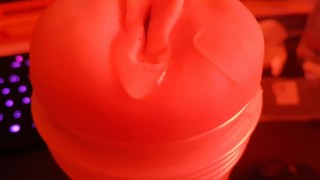 Fun with fleshlight during my homeoffice time