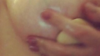 Watch me soap up my tits for your enjoyment...
