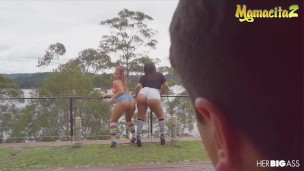 HerBigAss - Andrea Flores And Jesica Dulce latina Colombiana teens Kinky Threesome Sex - MAMACITAZ