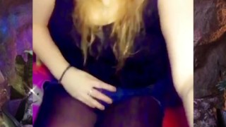 Sexy denim shorts and pussy rubbing