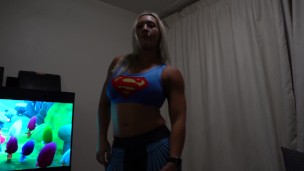 Super Girl Show Off