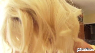 JamesDeen - BLONDE BABE MARILYN MOORE SHOWS OFF HER PERFECT ALL NATURAL TITS