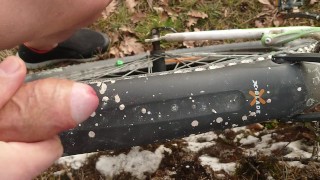 Abspritzen auf mein Bike