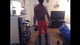 My first workout....