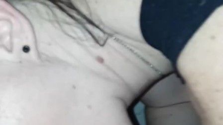 Wife trying to take a 10inch dick while fantasying about fucking my friends part:2
