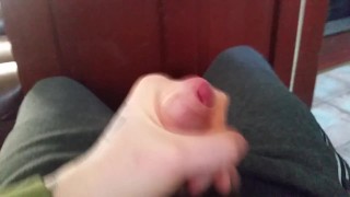 Stroking a long dick
