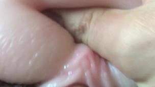 FTM COCK fucks vagina TOY- Most intense THROBBING you'll ever see
