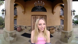 Sex Break On The Work With Skinny teen Blonde Lily Larimar VR Porn