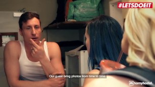 HornyHostel - Missy Luv Skinny Hungarian teen Seduces And Fucks Lucky Hotel Staff - LETSDOEIT