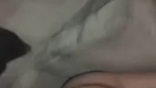 Blowing a thick load on my mans cock