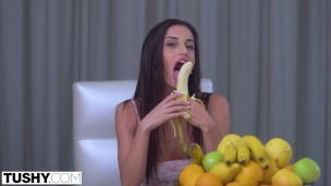 TUSHY Naughty Natasha can't control her anal cravings