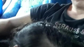 Risky Public Blowjob ends in cum swallow - Belu Bunny