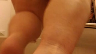 Feet and ass 