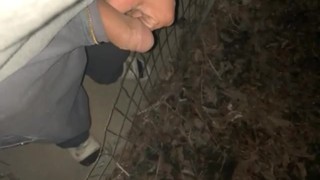 Orinado en publico 