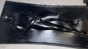Vacbed + Lube + Bad Dragon Nox Dildo + Wand = Multiple Orgasms for Miss Perversion