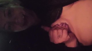 Titty fucking to get it going and then guide the plumber into her anal pipe
