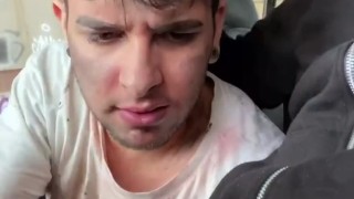 Le rompo el culo a vagabundo callejero 