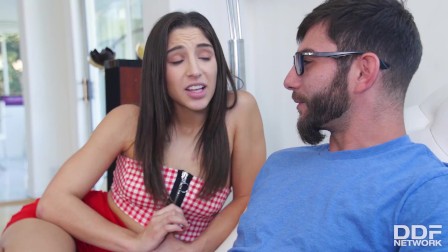 Pear-Assed Abella Danger Loses Her anal Virginity with Her Stepbrother