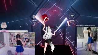 TWITCH STREAMER WITH CUTE FEET DANCING AND PLAYING (SHYPHOEBE)