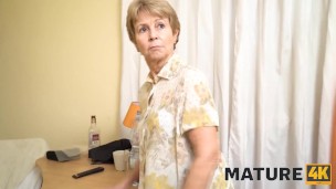 mature4K Woman is old but still wants to fuck so boss stepson helps her