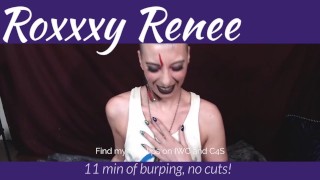 11 mins of burping, no cuts!