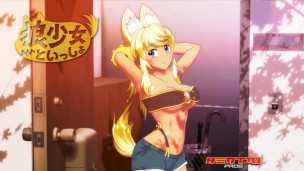 Hentai Pros - This Blonde Cutie She-Wolf Loves It When You Play With Her Boobs