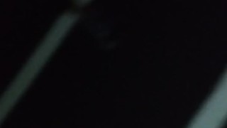 Ebony blow job outdoors