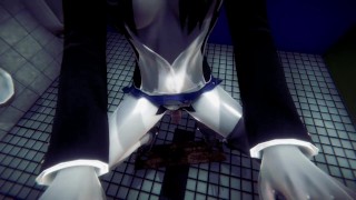 [DATE A LIVE] POV Kurumi dominates you at public toilet (3D PORN)
