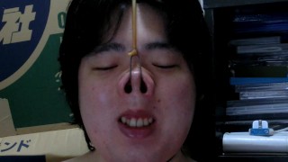 Nose hook masturbation6　No sound