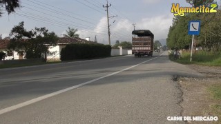 CarneDelMercado - Carmen Lara Latina Colombiana Brunette Leaves Her Work For Hot Sex