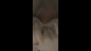 Fucking big titted toy in tight little asshole!