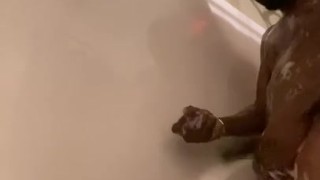 Big dick shower 