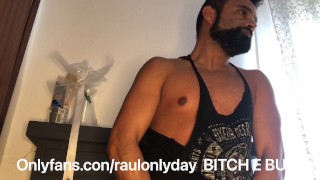 a cumshot before work